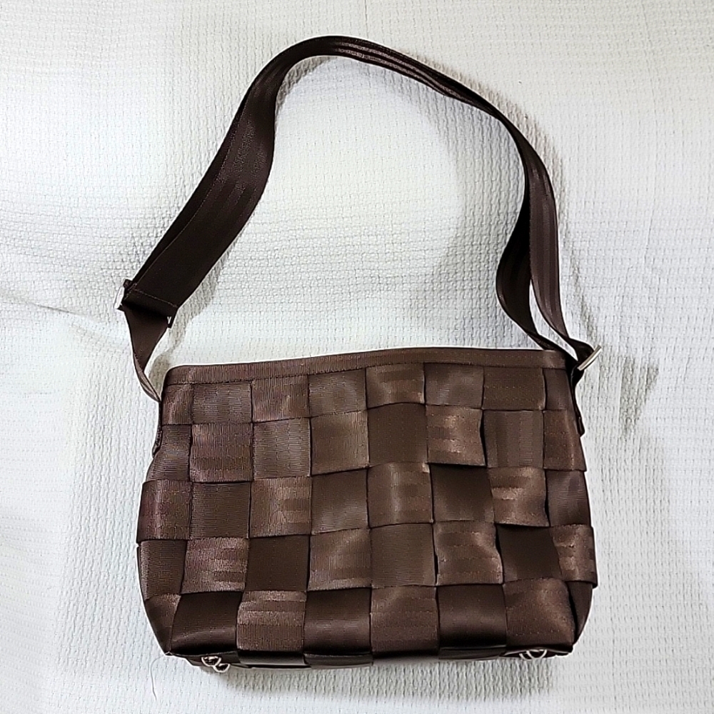 Harveys Brown Seatbelt Crossbody Bag